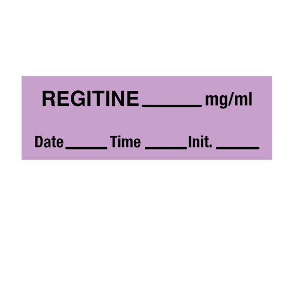 Tape, Regitine 1/2" x 500" Violet w/Black